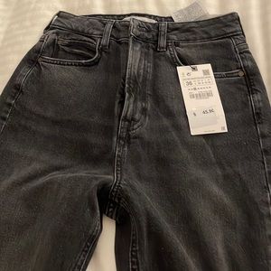ZARA straight Black Jeans